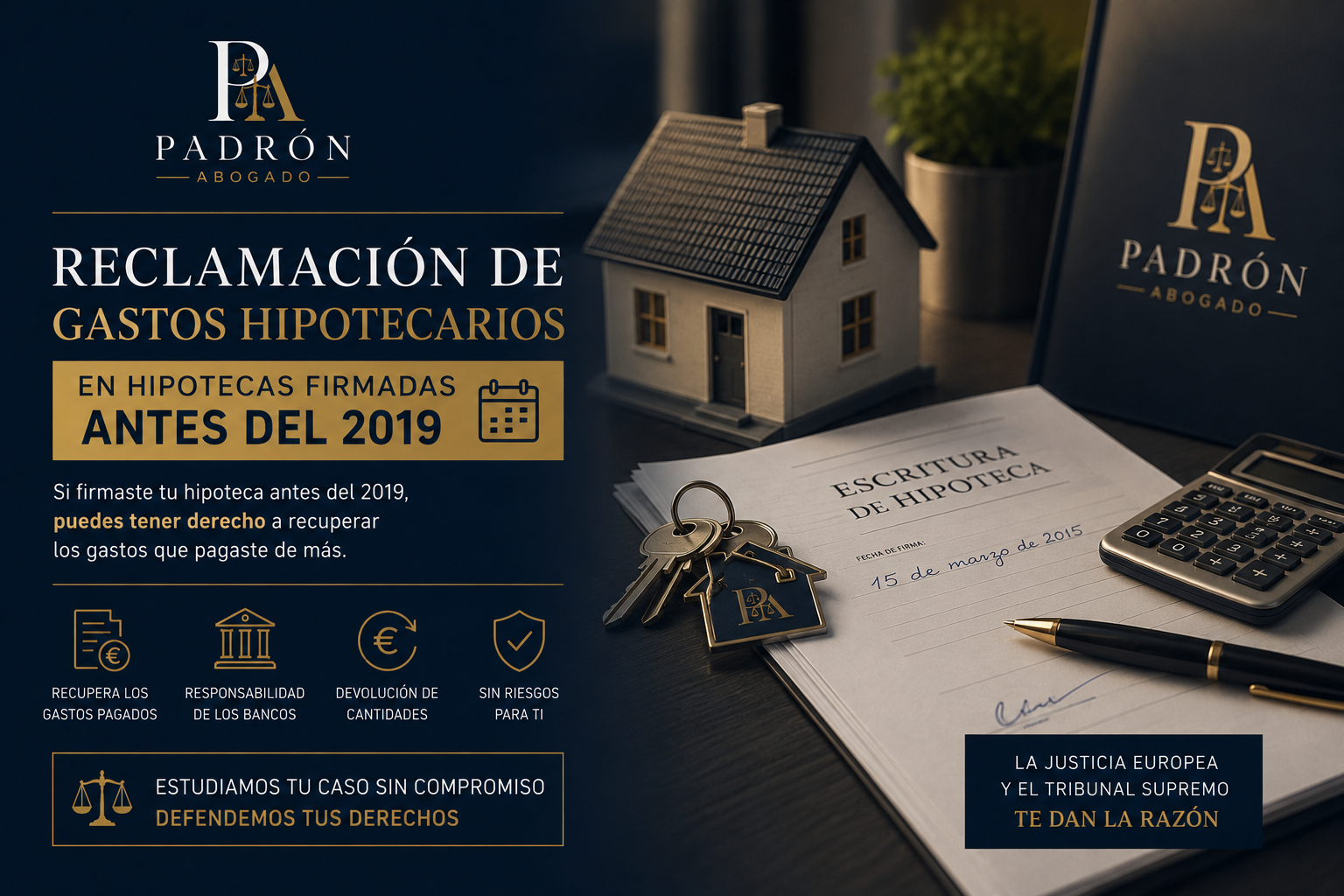 Gastos hipotecarios: qué puedes reclamar y qué no
